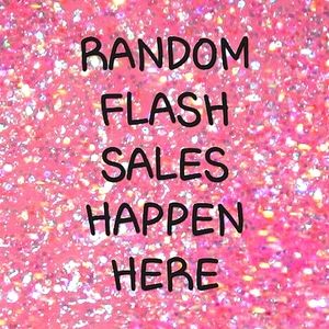 RANDOM FLASH SALES happen in this closet 💜